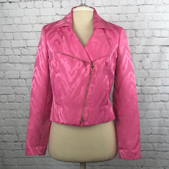 Etcetera Jackets & Coats Barbie Inspired Etcetera Pink Zebra Jacket